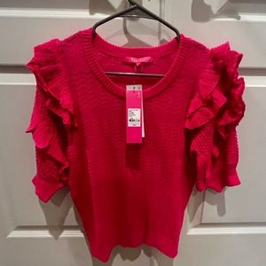 NWT Lilly Pulitzer hot pink sweater